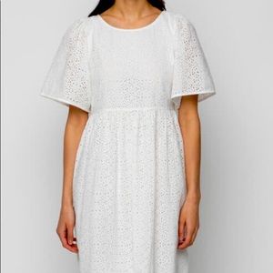 Oak + Fort Cotton Eyelet Dress